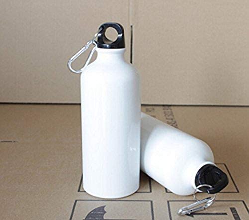 customizable aluminum water bottle with carabiner